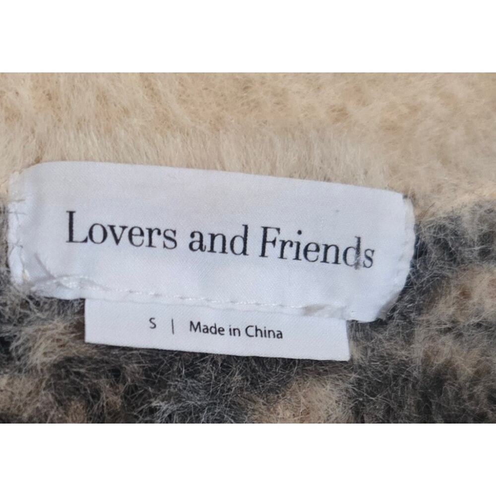 LOVERS & FRIENDS Francine Leopard Print Cardigan Size Small Pre-loved - Picture 7 of 12